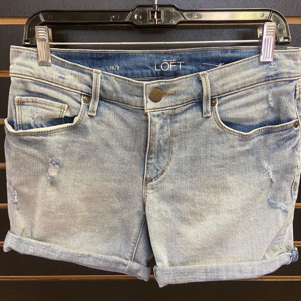 Loft denim shorts
